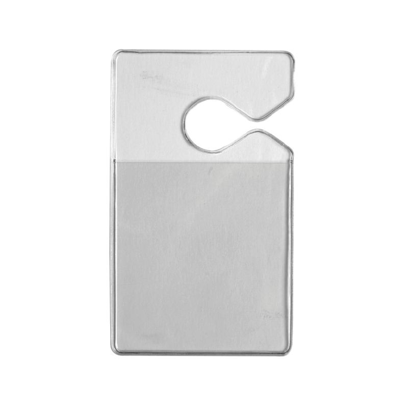 Porte-badge véhicule avec accroche rétroviseur