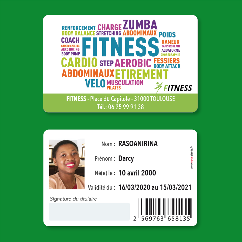 SET carte ADHÉRENT - MEMBRE - Association - Club