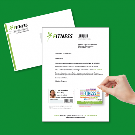 SET carte ADHÉRENT - MEMBRE - Association - Club