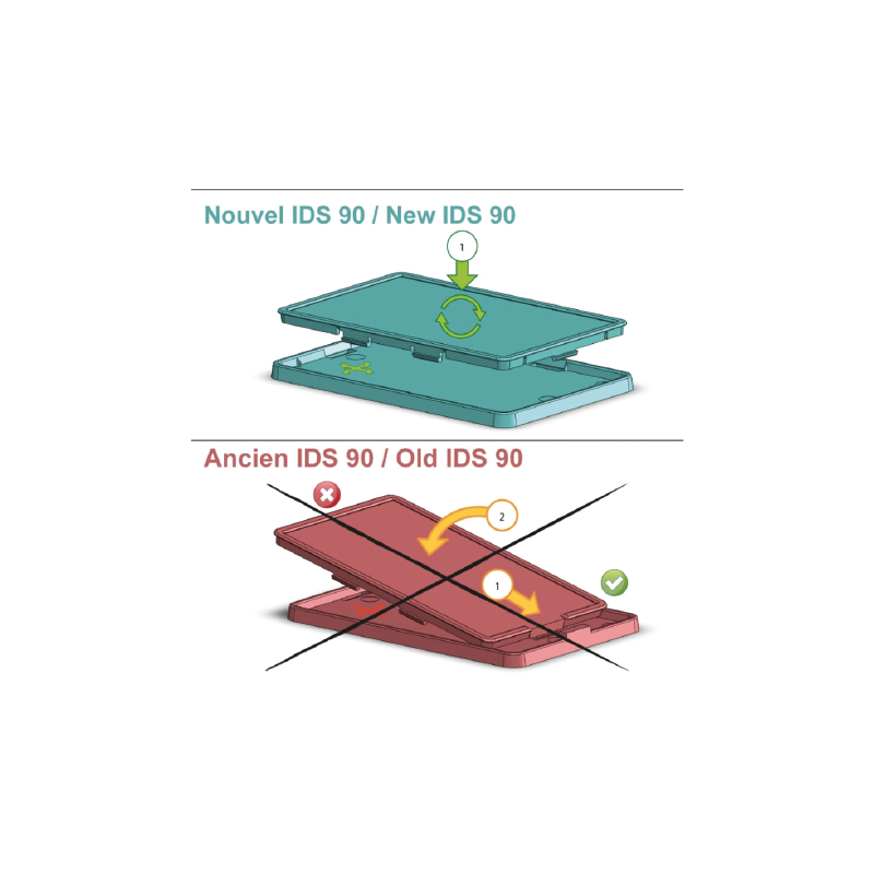 Porte-badge rigide sécurisé