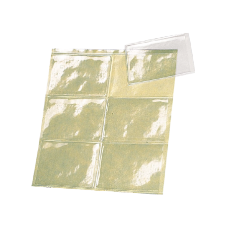 Pochette adhésive pour une carte