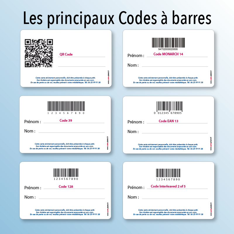 Carte SECABLE perforée pour linéaire