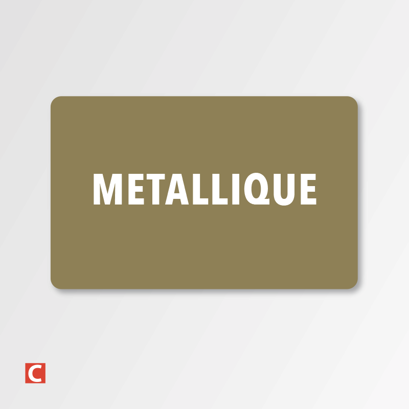Métallisations - OR ou ARGENT pailletés