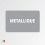 Métallisations - OR ou ARGENT pailletés