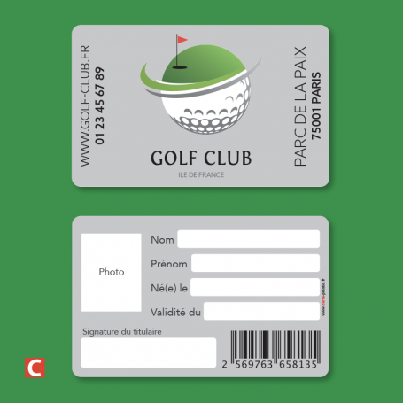 50 ex. Carte ADHERENT - MEMBRE - Association - Club