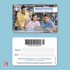 Carte Médiathèque - Bibliothèque - Ludothèque - Archives