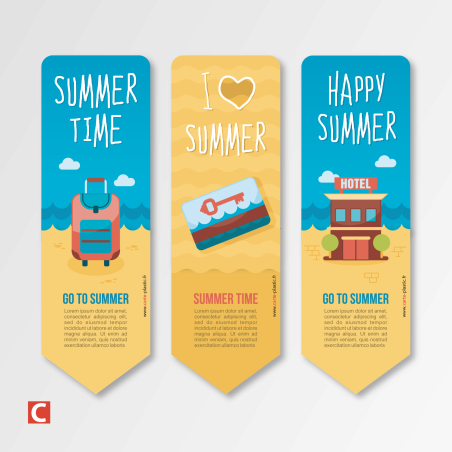 Marque-pages en PVC découpe spéciale