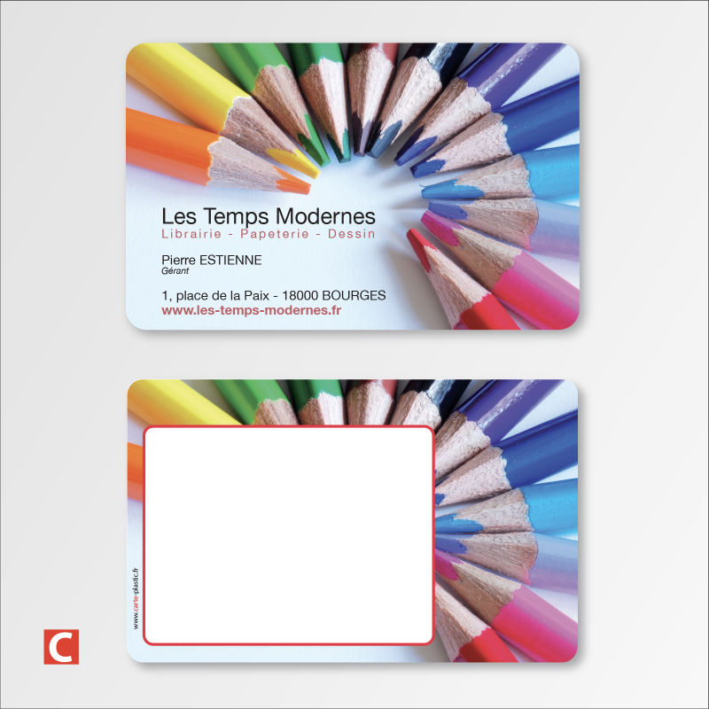 Carte de VISITE-COMMERCIALE