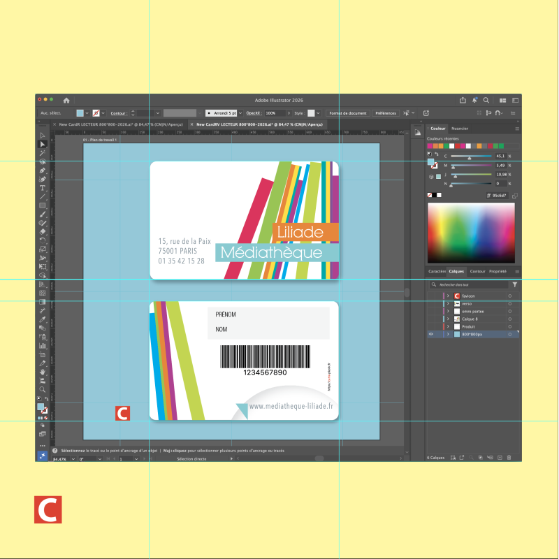Maquette PAO - Bon à Tirer avec repères