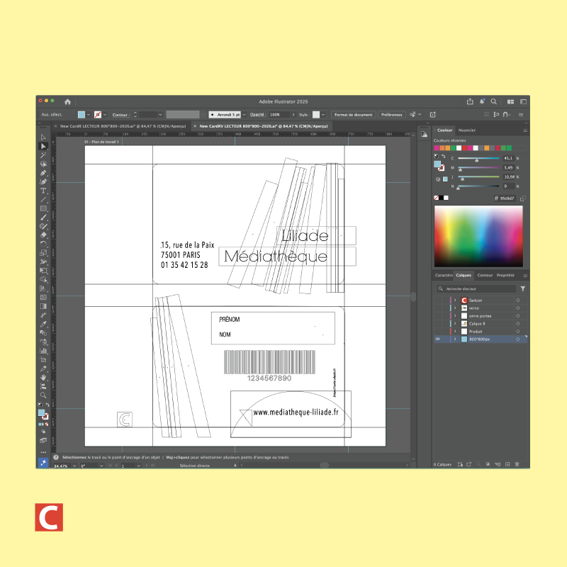Maquette PAO - Tracé technique