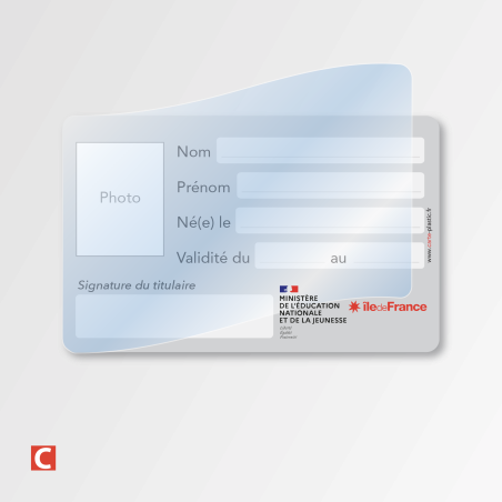 Overlay, adhésif transparent pré-posé au verso pour protéger la photo et les mentions manuscrites