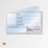 Overlay, adhésif transparent pré-posé au verso pour protéger la photo et les mentions manuscrites