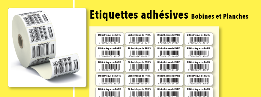 Étiquettes codes à barres