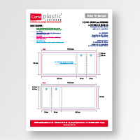 Carte STANDARD + 2 PORTES-CLÉ SÉCABLES PC1340